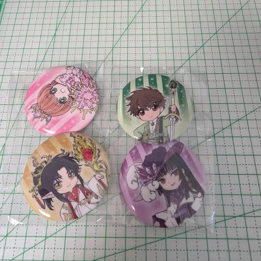 [BUNJANG] CLAMP Festival Post-Event Exclusive Pin Badges Bundle Set (Sakura, Asura, Yuko, Syaoran) / 클램프전 후기 구매특전 캔뱃지 사쿠라 아수라 유코 샤오랑 일괄