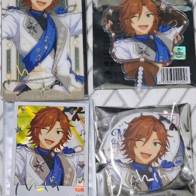 [BUNJANG] Ensemble Stars Madara Pop-up Polaroid, Clear Cards, and Can Badge Bundle Set / 앙상블스타즈 모펀 용산 팝업 마다라 폴라 클카 캔뱃지 일괄 판매