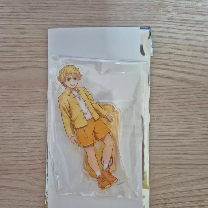 [BUNJANG] Demon Slayer Chinese Exclusive Popup Acrylic Stand Zenitsu (Gold Card Bonus) / 귀멸의 칼날 중국 한정 팝업 아크릴 스탠드 젠이츠