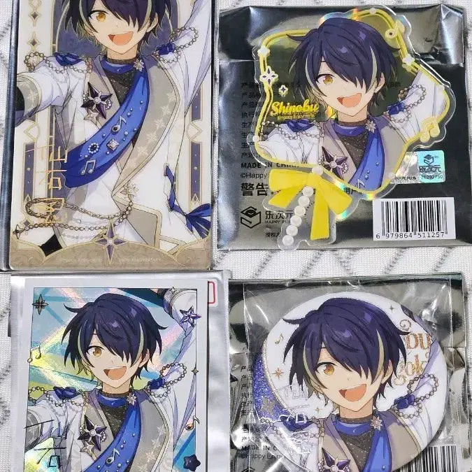 [BUNJANG] Ensemble Stars! MoeFun Yongsan Pop-up Shinobu Polaroid, Clear Card, and Can Badge Bundle / 앙상블스타즈 모펀 용산 팝업 시노부 폴라 클카 캔뱃지 일괄 판매