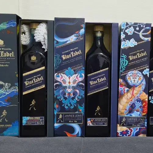 [BUNJANG] Johnnie Walker Blue Label Limited Edition Whiskey Empty Bottle with Case / 조니워커 블루라벨 한정판 위스키 공병