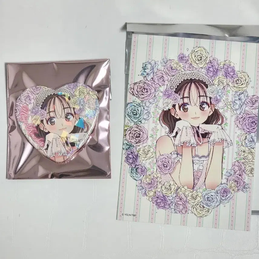 [BUNJANG] Tamon-kun Utage Bromide &amp; Heart Can Badge / Postcard Photo Set / *타몬군 지금 어느쪽 우타게 브로마이드&amp;하트 캔뱃지 / 엽서 인화사진