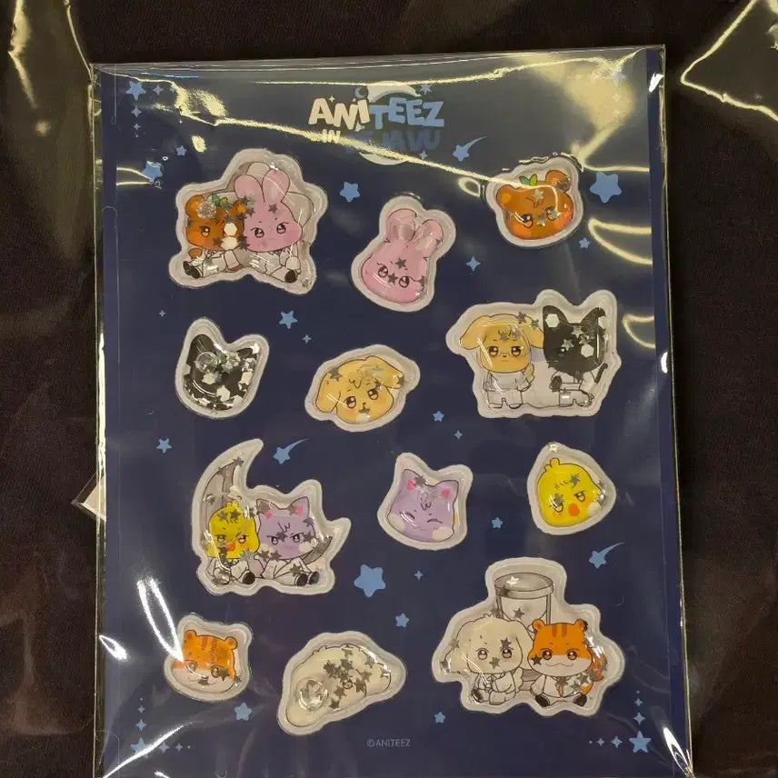 [BUNJANG] ATEEZ Aniteez Dejavu Popup Water 3D Sticker Wooyoung Photocard / 에이티즈 애니티즈 데자부 팝업 워터 입체스티커 우영 포카 Aniteez Wooyoung water 3d sticker poca