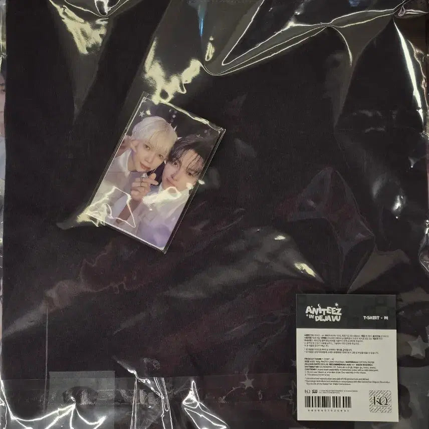 [BUNJANG] Ateez Aniteez Dejavu Popup T-Shirt Hongjoong Yeosang Unit Photocard / 에이티즈 애니티즈 데자부 팝업 티셔츠 홍중 여상 유닛포카 Aniteez T-shirt Unit poca