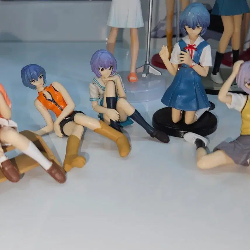 [BUNJANG] Evangelion Ayanaami Rei Gacha Figure 5-Piece Bundle Set / 에반게리온 아야나미 레이 가챠 피규어 5체 일괄