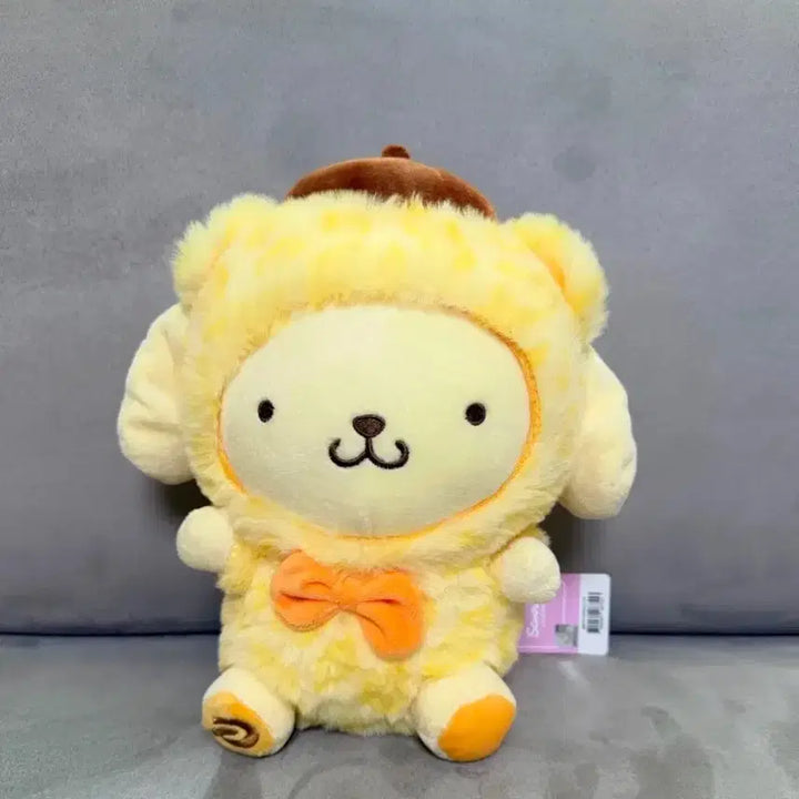 [BUNJANG] Sanrio Pompompurin Leopard Print Medium Plush / 산리오 정품 폼폼푸린 호피 중형 인형
