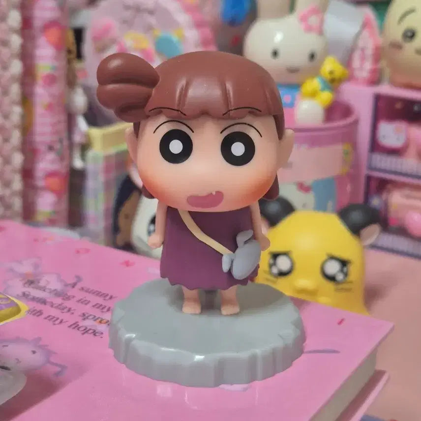 [BUNJANG] Crayon Shin-chan: Jungle Empire Primitive Girl Yubi Figure / 짱구는 못말려 원시시대 원시인 유리 피규어