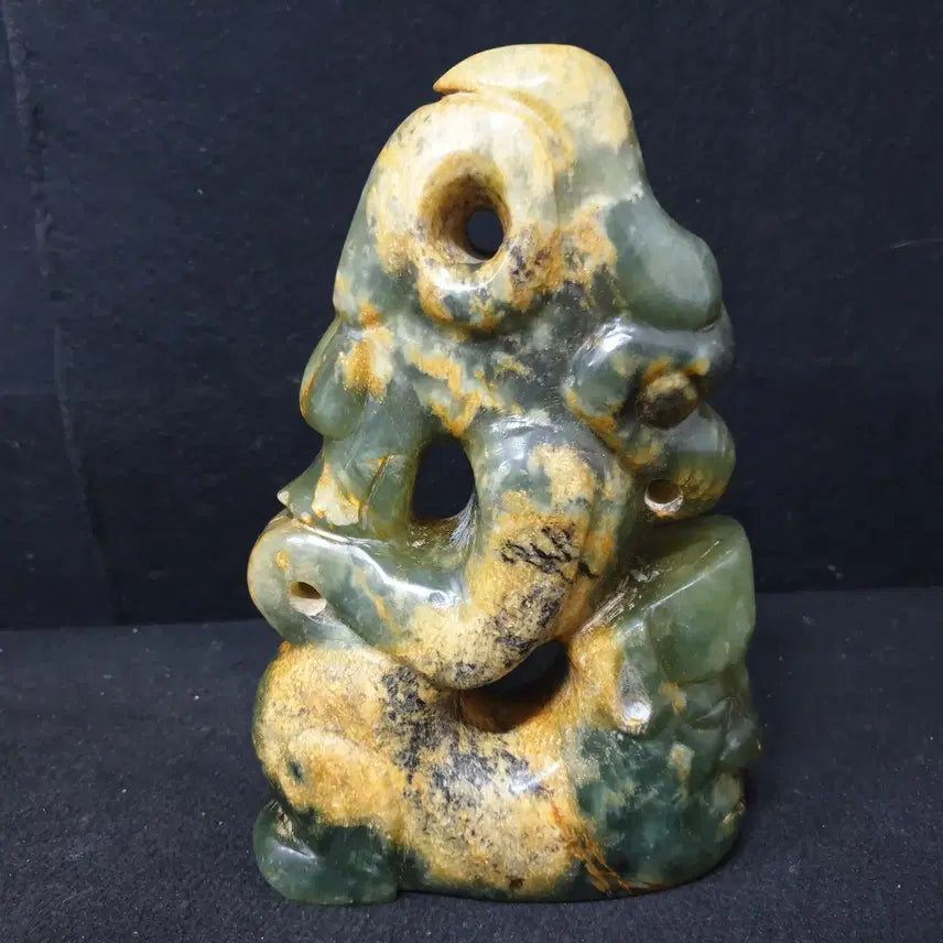 [BUNJANG] Vintage Jadeite Animal Assembly Sculpture / (수원만물)고급 청옥 고옥 동물 조립상