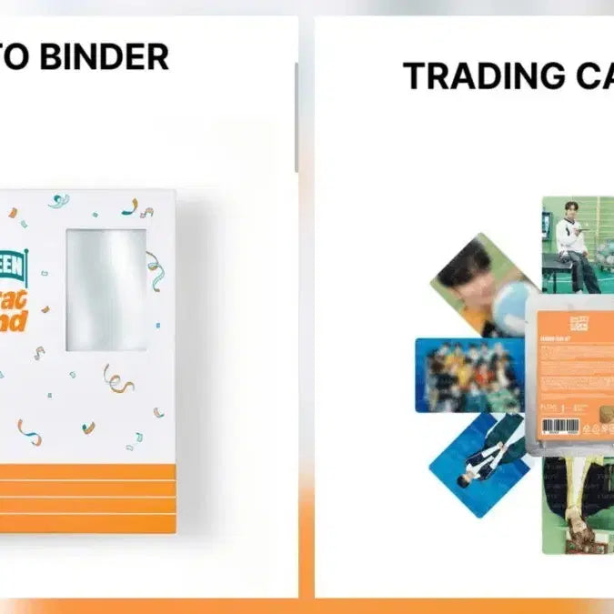 [BUNJANG] SEVENTEEN Caratland Trading Card 5-Pack + Binder (Sealed) / 세븐틴 캐럿랜드 미개봉 트레카5팩+바인더