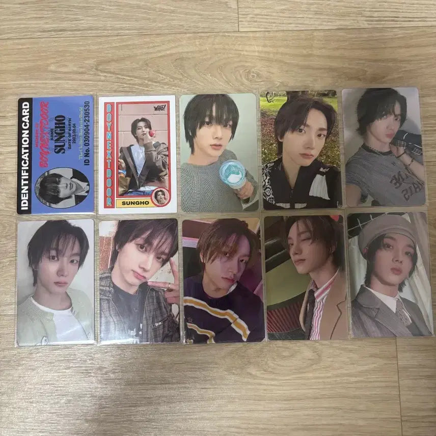 [BUNJANG] Sung-ho Bundle Set Photocard / 성호 포카 일괄