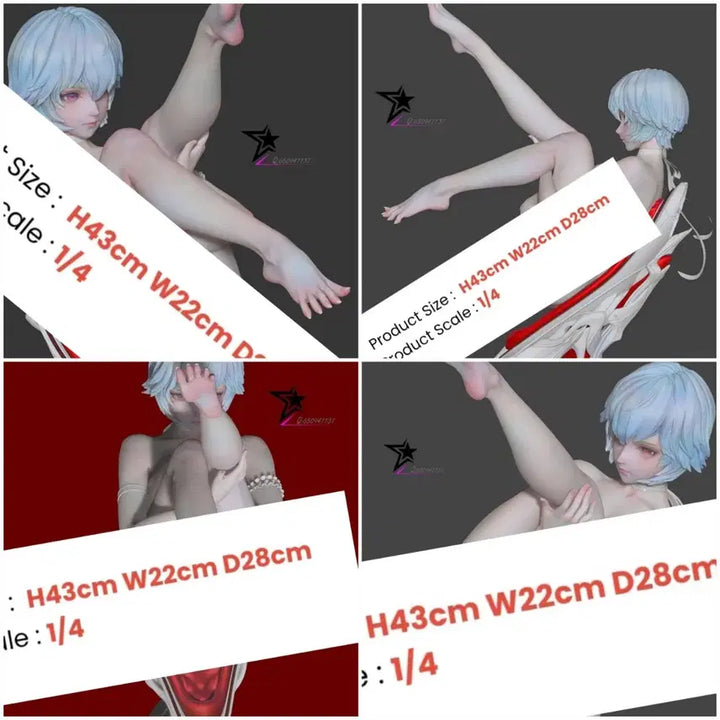 [BUNJANG] Evangelion Ayanami Rei 1/4 Scale Figure (Sealed) / 8월정리 미개봉) 에반게리온 아야나미 레이 1/4