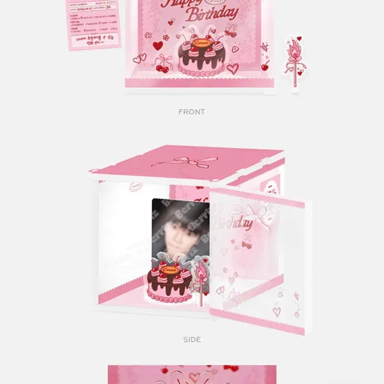 [BUNJANG] Sungmin 2026 Birthday Goods Acrylic Cake Box + Cake Keyring / 2026 은석 생일굿즈(아크릴케이크박스+케이크키링)