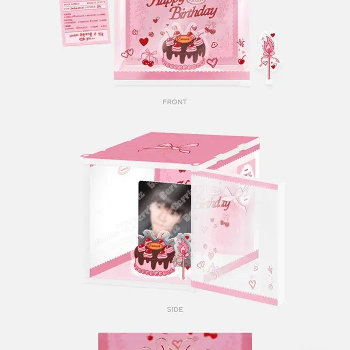 [BUNJANG] Sungmin 2026 Birthday Goods Acrylic Cake Box + Cake Keyring / 2026 은석 생일굿즈(아크릴케이크박스+케이크키링)