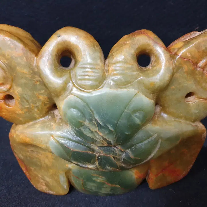 [BUNJANG] Hongshan Jade Artifact - Celadon Jade Carving / (수원만물)출토 청옥 고옥 홍산옥기