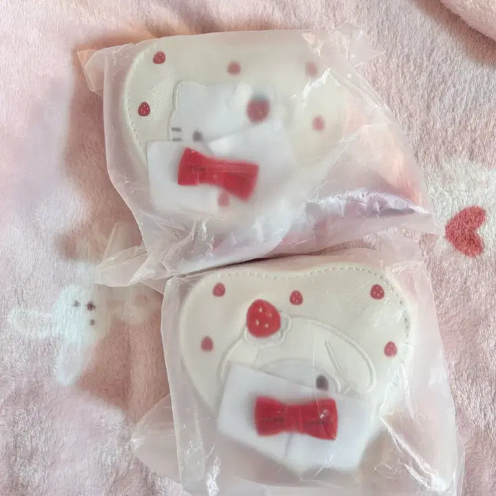 [BUNJANG] Sanrio Shortcake Heart Pouch Accessory Storage Case Bundle / 산리오 쇼트케이크 하트 파우치 쇼트케이크 액세서리 수납함 케이스 일괄