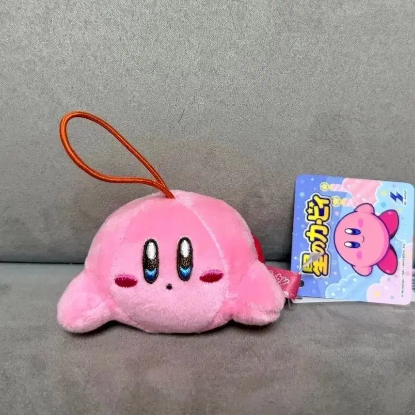 [BUNJANG] Kirby Puchi MC Lying 5cm Keychain Doll / 별의커비 커비 푸치MC 라잉 5cm 키링 인형