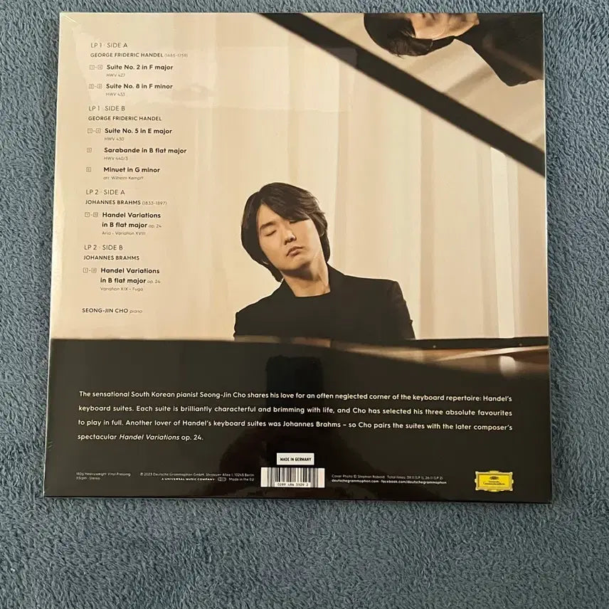 [BUNJANG] Seong-Jin Cho Handel Project LP (Sealed) / 조성진 헨델 프로젝트 LP 미개봉