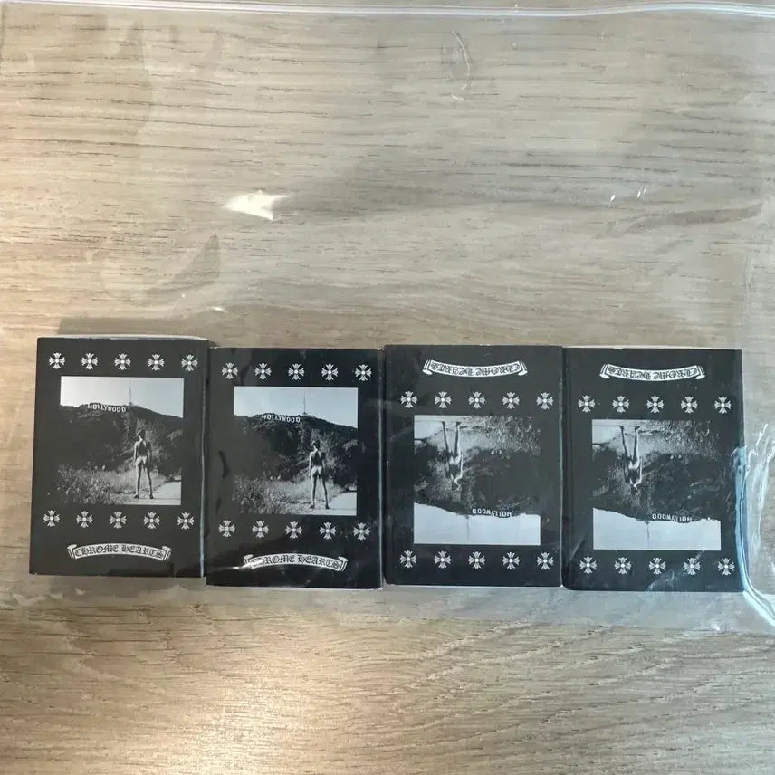 [BUNJANG] Chrome Hearts Matchbox Set of 4 / 크롬하츠 성냥 4개 일괄