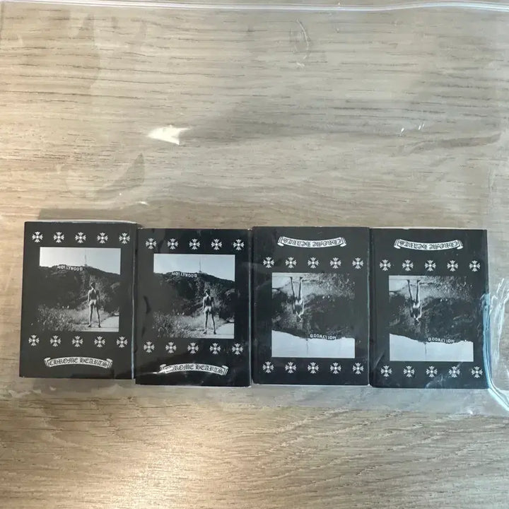 [BUNJANG] Chrome Hearts Matchbox Set of 4 / 크롬하츠 성냥 4개 일괄
