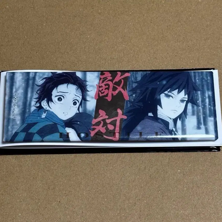 [BUNJANG] Demon Slayer ufotable Cafe Limited Long Can Badge / 귀멸의칼날 ufotable카페 공식 전편 재방송기념 롱 캔뱃지