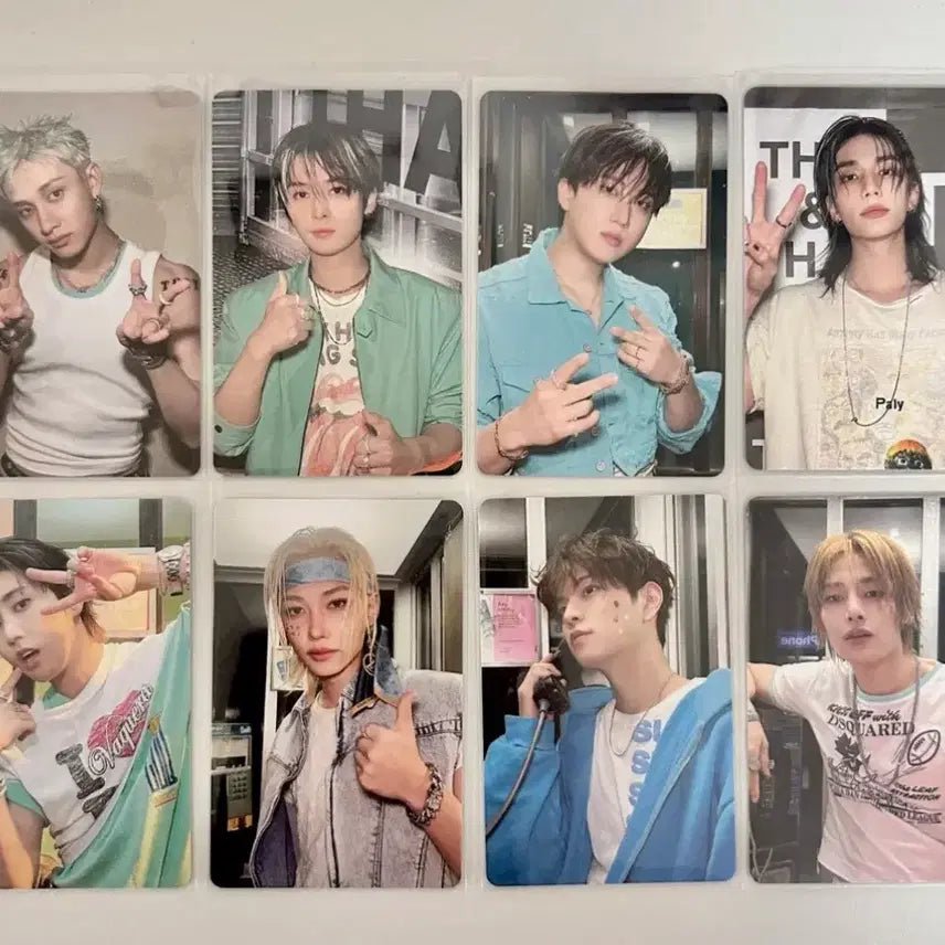 [BUNJANG] Stray Kids DISORDER: [Bside] Popup T-Shirt Photocard Set / 스키즈 디스앤댓 팝업 티셔츠 포카 세트