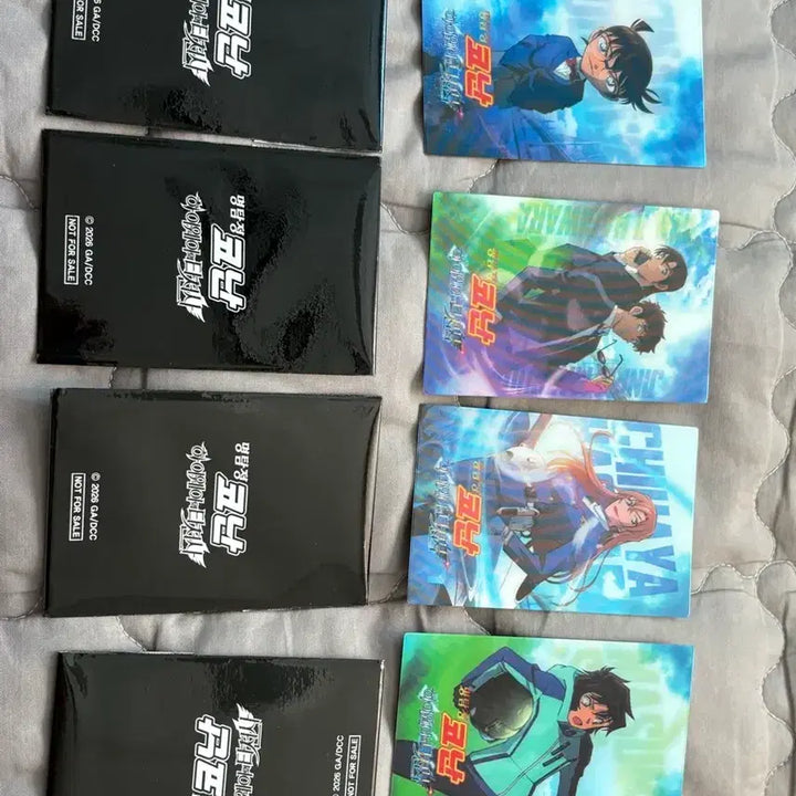 [BUNJANG] Detective Conan Lenticular Cards Set (4 types) / 명탐정코난 렌티큘러카드 4종 일괄