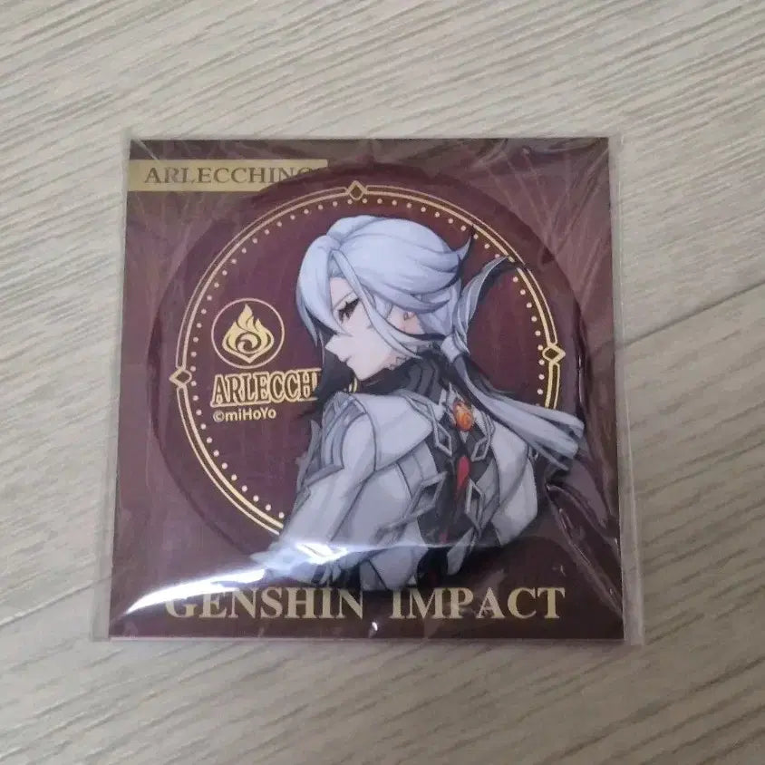 [BUNJANG] Genshin Impact Arlecchino Can Badge (Sealed) / 원신 아를레키노 캔뱃지