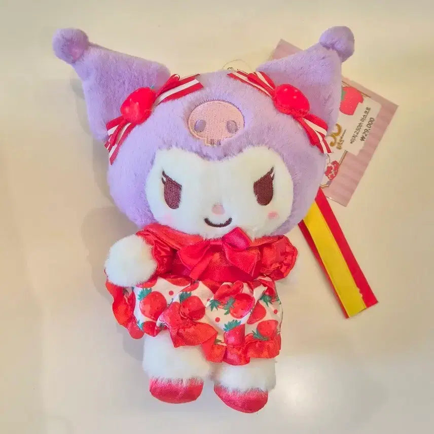 [BUNJANG] Ichigo 50th Anniversary Kuromi Mascot / 이치고 50주년 쿠로미 마스코트