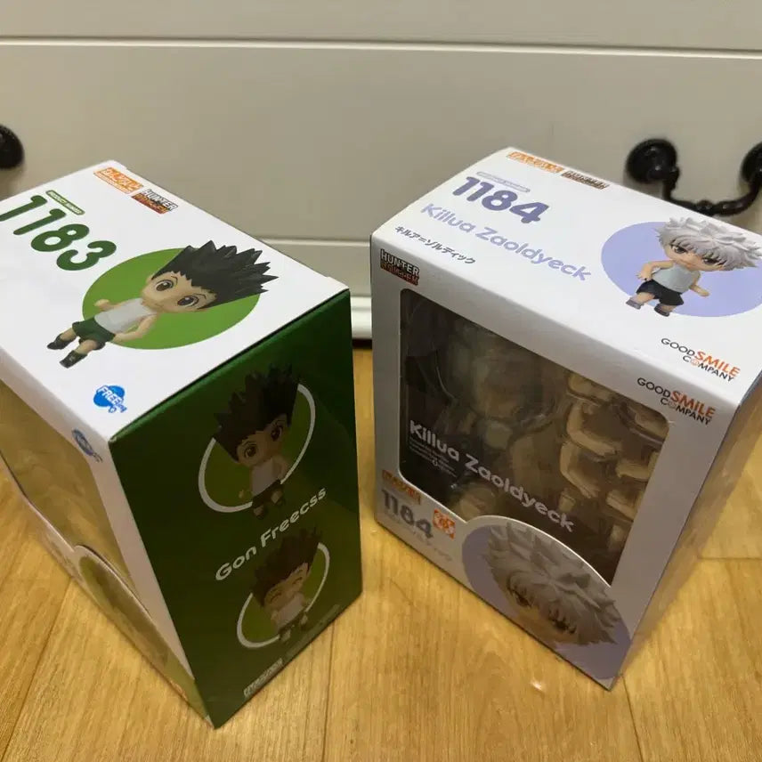 [BUNJANG] Good Smile Company Killua Nendoroid Set (2 Types, Sealed) / 미개봉 곤 키르아 넨도로이드 2종 일괄 1183 1184