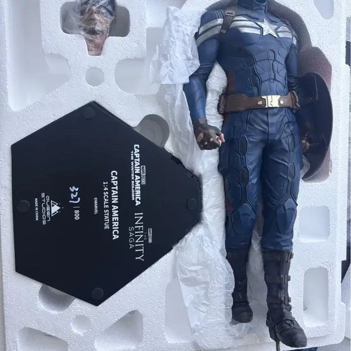 [BUNJANG] Queen Studio Captain America 1/4 Scale Figure / 핫토이x 퀸스튜디오 캡틴아메리카 1/4 인아트 jnd 쿼터