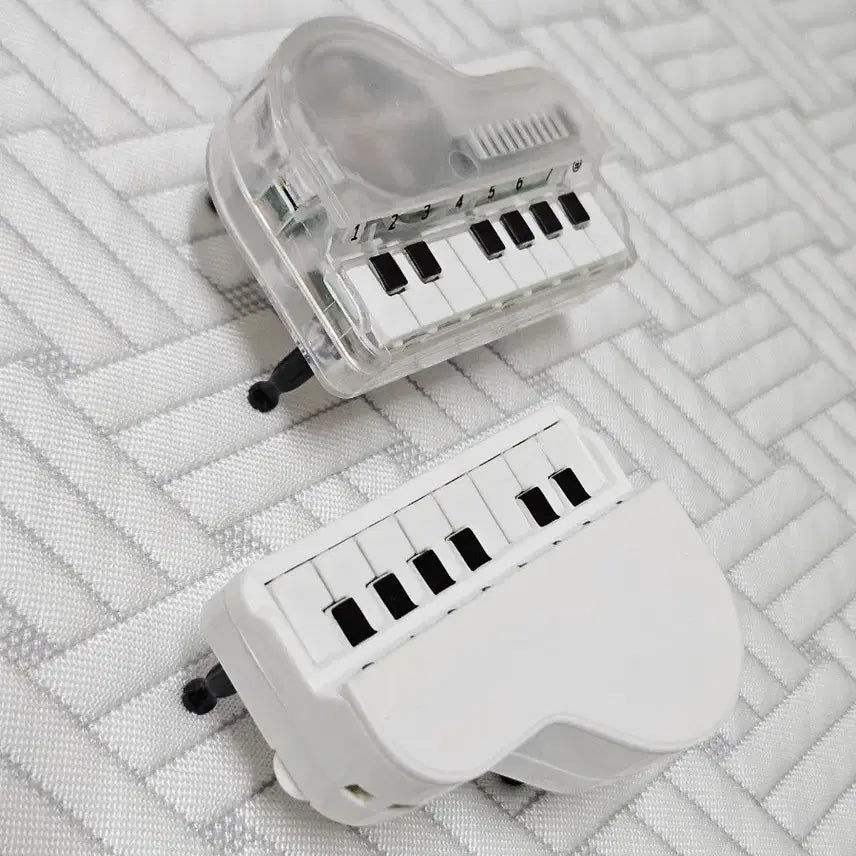 [BUNJANG] Piano Gacha (Clear + White) Bundle Set - Sealed / (미개봉) 피아노 가챠 투명+하양 일괄