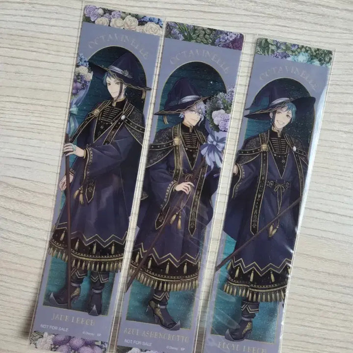 [BUNJANG] Twisted Wonderland Octavinelle Set Bookmark Floyd Jade Azul Bundle Set / (일괄) 트위스테 옥타비넬 책갈피 플로이드 제이드 아즐 일괄