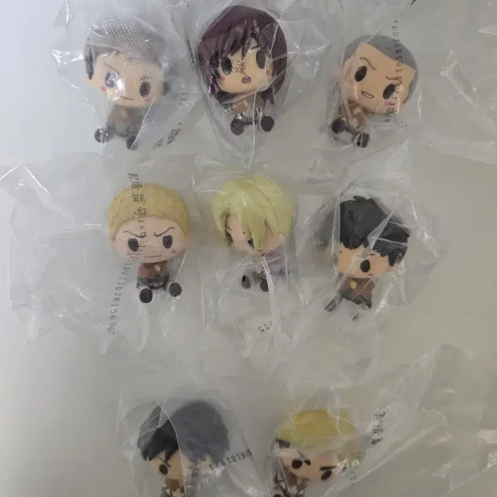 [BUNJANG] Attack on Titan Chocokko Figure Set (G Prize) Sealed / 진격의 거인 초코노코 g상 일괄 미개봉