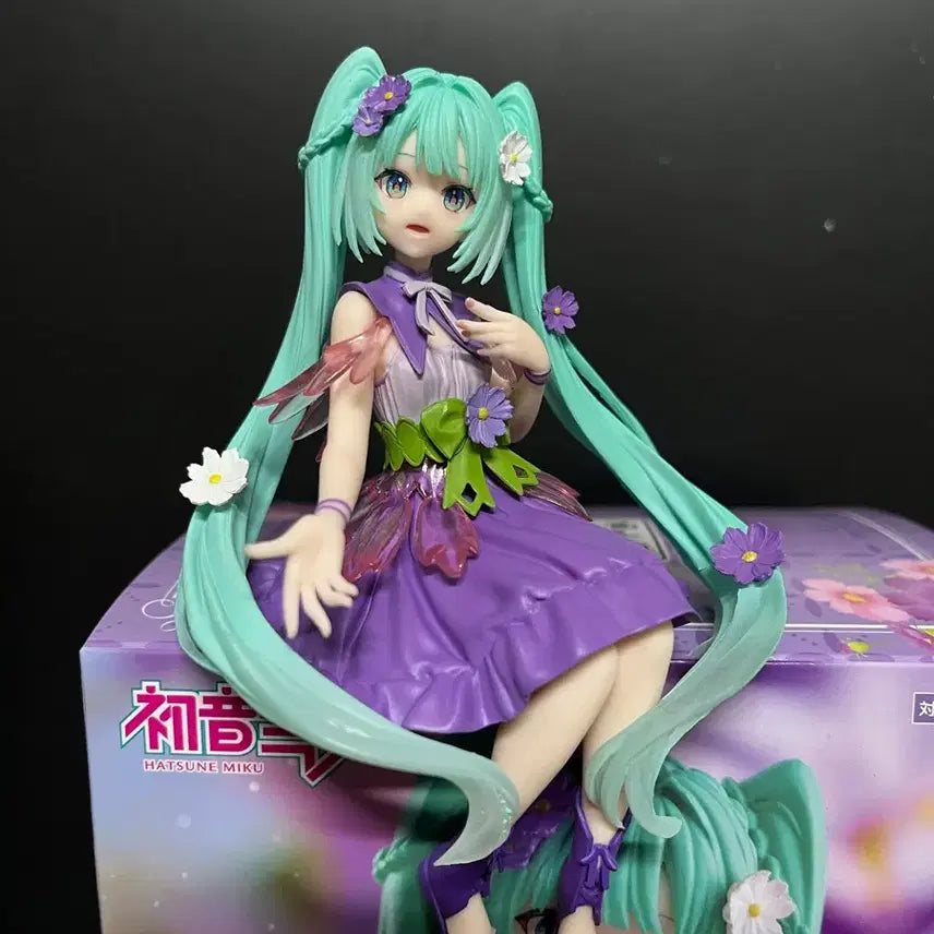 [BUNJANG] Hatsune Miku Flower Fairy Version Noodle Stopper Figure / 개봉품 하츠네미쿠 피규어 미쿠 플라워페어리 피규어 미쿠 누들스토퍼