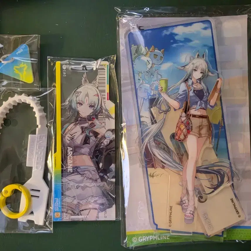 [BUNJANG] Arknights: Endfield Kyeol Pass + Acrylic Stand Bundle Set / 명일방주 엔드필드 결 통행증+아크릴스탠드 일괄판매