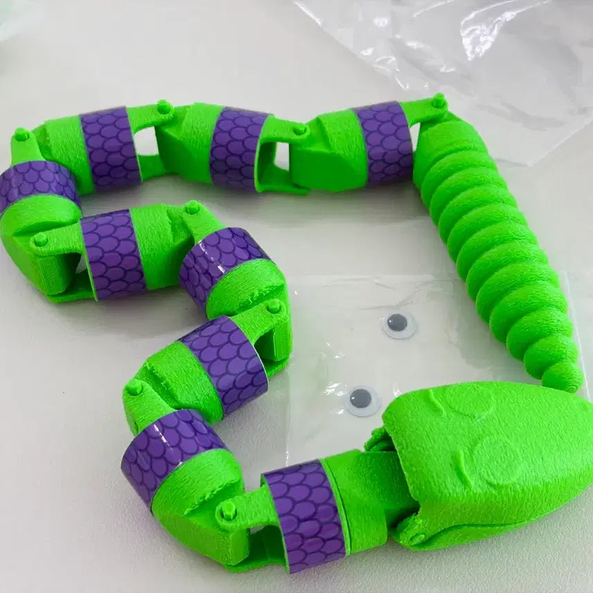 [BUNJANG] Handmade Articulated Snake Figure by Overseas Artist / 토이스토리 뱀 (작가작)