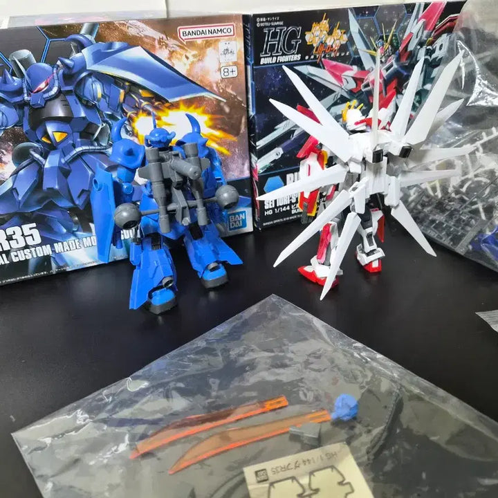 [BUNJANG] HG Build Strike Galaxy Cosmos Gunjap Model Kit - Pre-assembled / (hg)구프R35,빌드스트라이크 갤럭시 코스모스 가조립 일괄