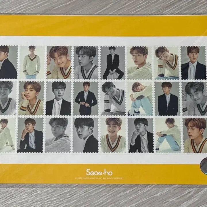 [BUNJANG] Yoo Seon Ho Stamp Sticker &amp; Postcard Set / 유선호 우표 스티커, 엽서