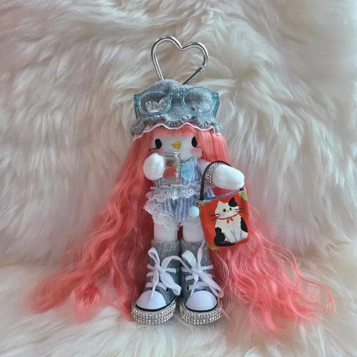 [BUNJANG] Hello Kitty Custom Long-Legged Kitty Plush Doll / 헬로키티 커스텀 롱다리키티 인형