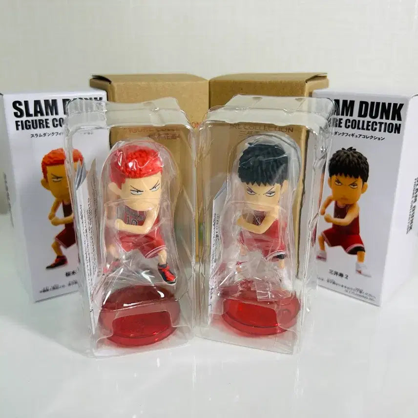 [BUNJANG] Slam Dunk Sakuragi Hanamichi &amp; Mitsui Hisashi Toei Animation SD Figure Version 2 Bundle Set / 슬램덩크 강백호 정대만 SD 토에이 피규어 버전2 일괄