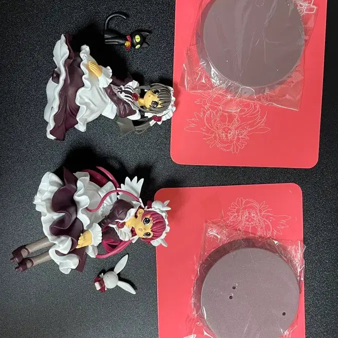 [BUNJANG] Pita-Ten Misya Shiya Figure Set / 피타텐 삐따텐 피규어 2종 미사 시아 디지캐럿 고전피규어 완구