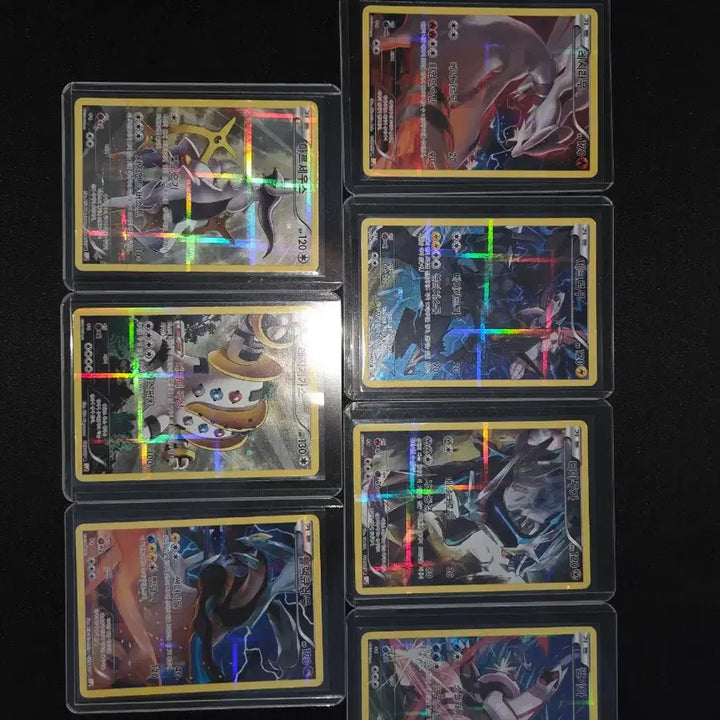 [BUNJANG] Pokemon Card Full Art Bundle Set (Regigigas, Arceus, Black Kyurem, Palkia, Dialga, Reshiram, Zekrom) / 포켓몬카드 cp2 풀일러 일괄 (레지기가스,아르세우스,블랙큐레무,펄기아,디아루가,래시라무,제크로무)