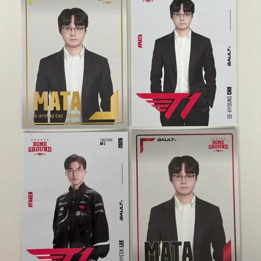 [BUNJANG] T1 Volt Home Ground Edition Faker Mata Bundle Set Photocard / T1 티원 볼트 홈그라운드 에디션 페이커 마타 일괄