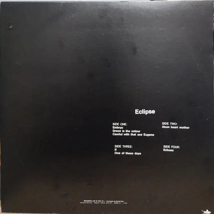 [BUNJANG] Pink Floyd Double Live LP (Near Mint Condition) / 프로그레시브록) 핑크 플로이드 더블 LP
