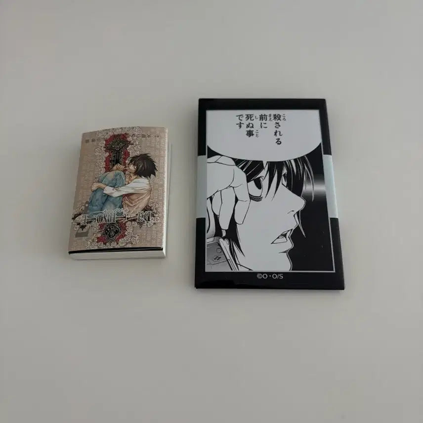[BUNJANG] Death Note L Manga Gacha Square Badge Bundle / 데스노트 엘 만화책 가챠 , 사각 뱃지