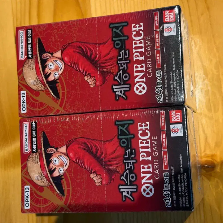 [BUNJANG] One Piece Card Game: Inherited Will OPK-13 2 Boxes / 원피스 카드게임 계승되는 의지 opk-13 슈링크O