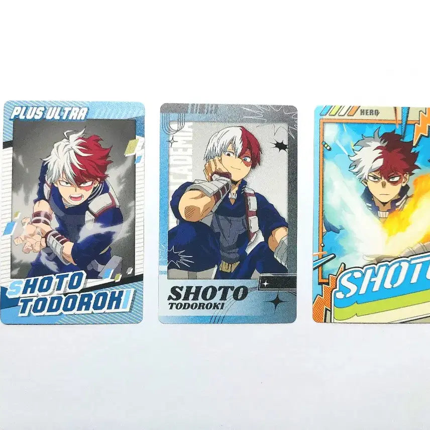 [BUNJANG] My Hero Academia Todoroki Shoto Snap Card Set Vol. 6 &amp; 8 / 나의히어로아카데미아 나히아 토도리키 쇼토 스냅마이드 스냅카드 6,8탄
