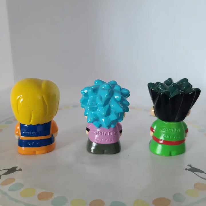 [BUNJANG] Hunter x Hunter Finger Puppets Mini Figures Set (Kirua, Kurapika, Gon) / 고전 헌터헌터 헌헌 손가락 인형 미니 피규어 키르아 크라피카 곤
