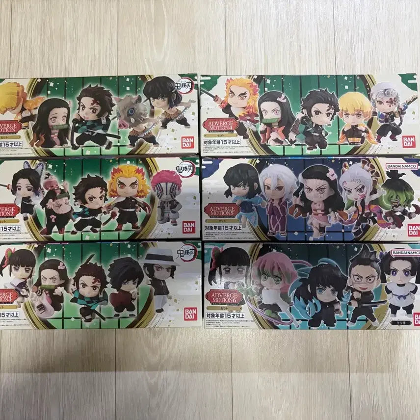 [BUNJANG] Demon Slayer Adverge Figure Full Set (Vol. 1-6) / 풀세트) 귀멸의칼날 애드버지 1~6탄 풀셋