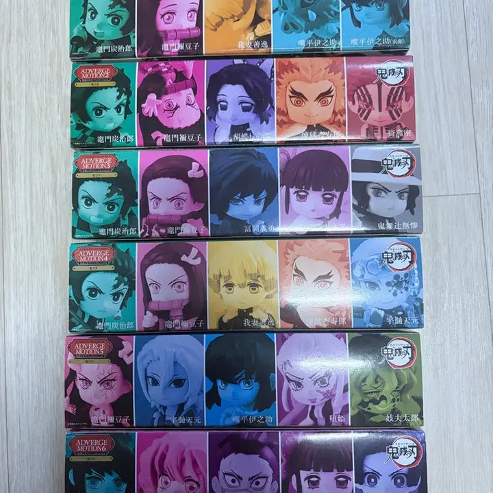 [BUNJANG] Demon Slayer Adverge Figure Full Set (Vol. 1-6) / 풀세트) 귀멸의칼날 애드버지 1~6탄 풀셋
